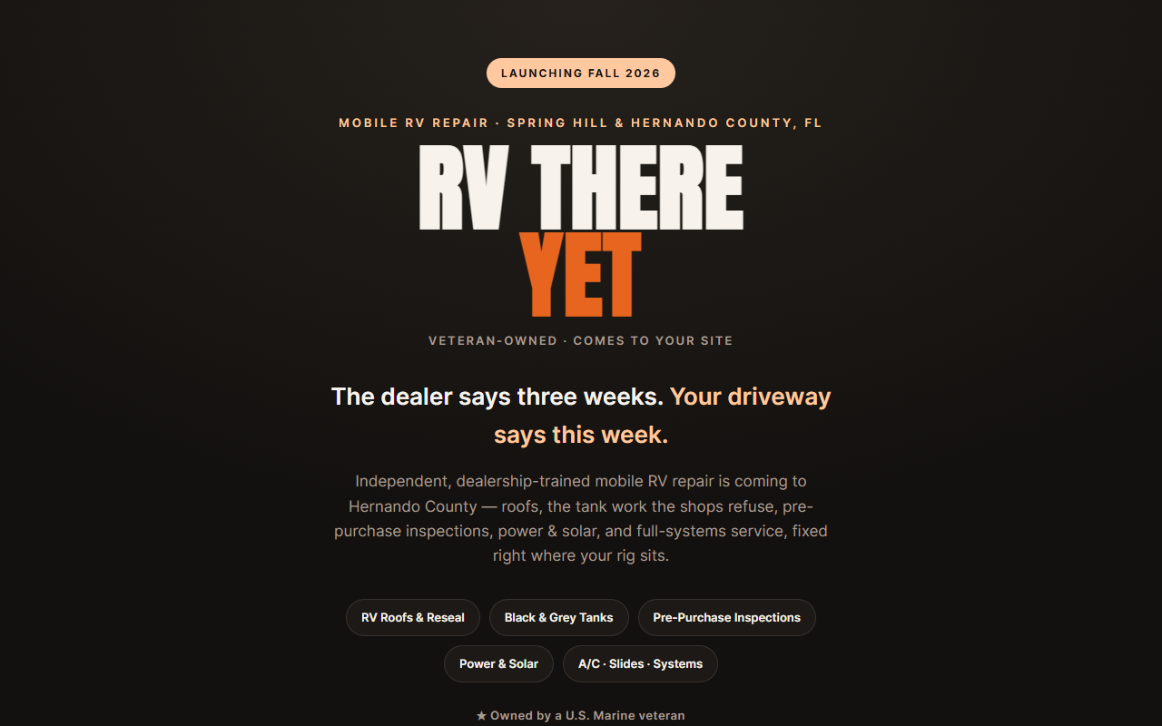 RV There Yet — live site
